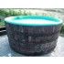 Hot Tub / Whirlpool BASIC aus Eichenholzfass, Polyester
